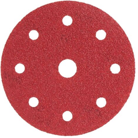 Disque abrasif - Radix - Pro - Velcro 125 mm - P40 - 9 trous (10 pcs) (1/2)