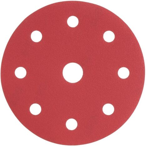 Disque abrasif - Radix - Pro - Velcro 125 mm - P150 - 9 trous (10 pcs) (1/2)