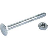 Boulon à tête fendue - Radix - M12 x 260 mm - Galvanisé - avec écrou - DIN 603/555 (25 pcs)