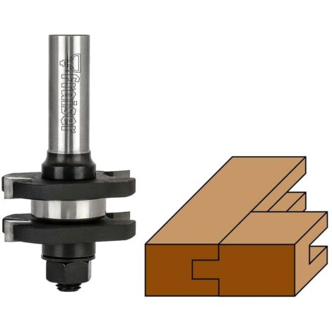 Fraise à tenon à emboîtement Mortaise Z=2 D 41 / I 19 / S 12 - Fraiser