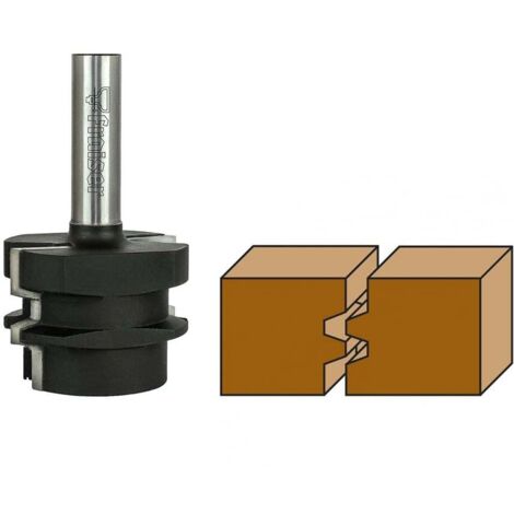 Jeux des fraises pour joints profil/contre-profil [D] D 47 / I 28 / S 12 - Fraiser
