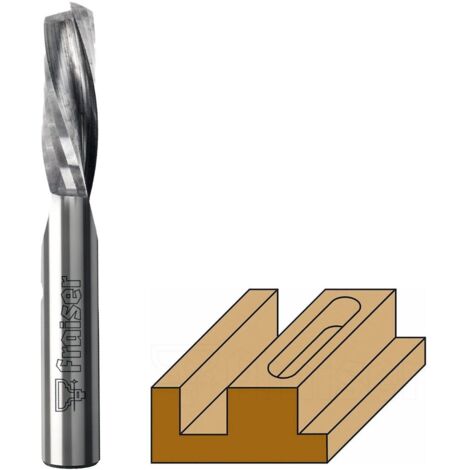 Fraises à coupes hèlicoidales positives Z2 queue 10mm D=10 I=32 S=10 - Fraiser