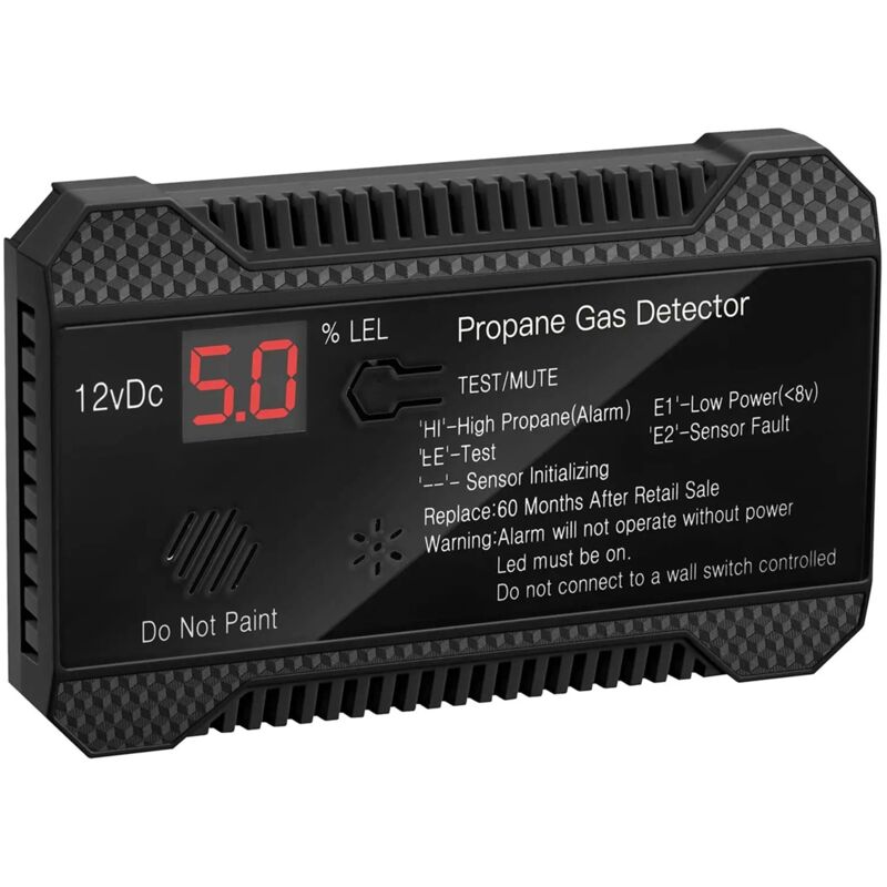 Rilevatore Di Gas Propano 12V - Allarme 85DB Per Auto E Casa Con Sensore Digitale - Foto 8