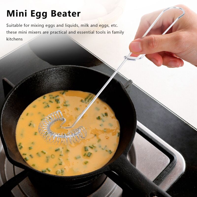 Fruste in acciaio inox - Set di fruste eleganti in acciaio inox, utensili da cucina essenziali | ideale per miscelare, sbattere uova e frustare la