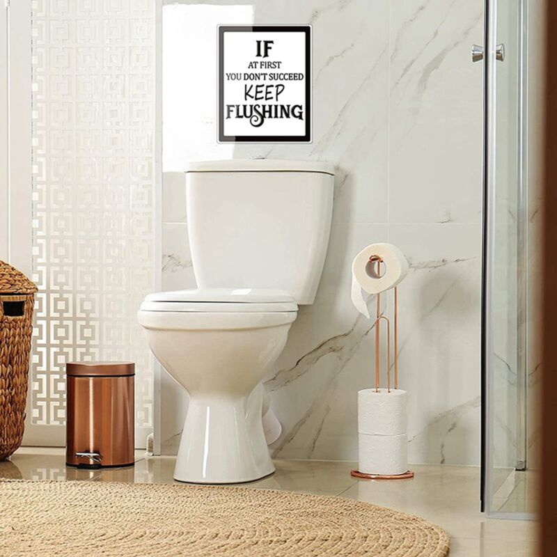 Targa Divertente Per Bagno 'Mamme Lista Di Non Rompere' - Cartello In Alluminio 20x30 Cm, Decorazione Da Parete Umoristica
