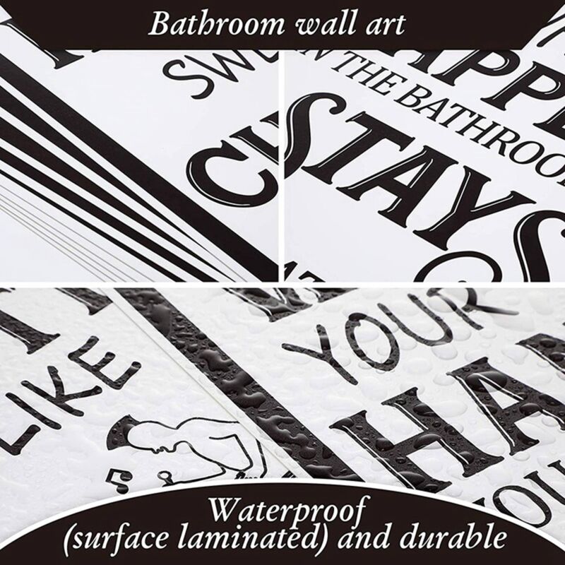 Cartello Da Bagno Umoristico In Metallo – “Questo è Un Bagno, Non Un Internet Café”, Decorazione Vintage Per Toilette E Ospiti