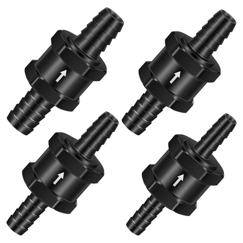 5/32 4mm Valvola di regno linea carburante unidirezionale Non rorno Diesel Alluminio Nero 1/8 4mm,1/4 6mm,5/16 8mm,3/8 10mm,1/2 12mm,9/16 34 5/32 4mm Valvola di regno linea carburante unidirezionale Non rorno Diesel Alluminio Nero 1/8 4mm,1/4 6mm,5/16 8mm,3/8 10mm,1/2 12mm,9/16 34