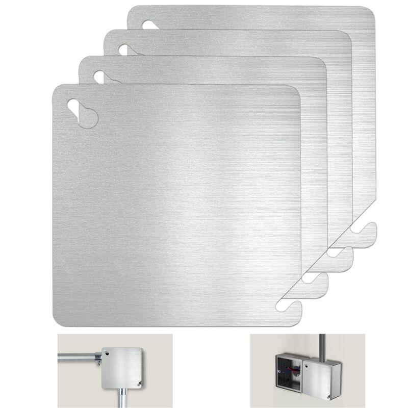 Set 4 Ruote Girevoli A L In Gomma TPR Con Freno - Diametro 3,8 Cm - Portata 54 Kg - Per Mobili, Scaffali, Carrelli