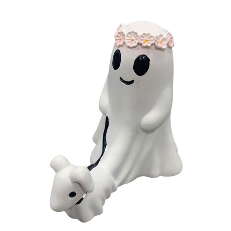 6 pezzi mini figure fantasma che si illuminano al buio figurine