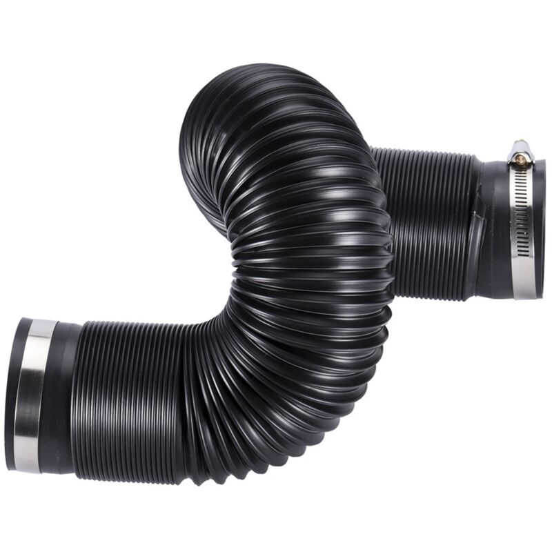 Tubo Aspirazione Aria Fredda Auto 76mm Alluminio Flessibile Universale