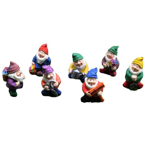 com-four® 2x gnomi in ceramica - gnomi da giardino per stare in piedi - gnomi decorativi per
