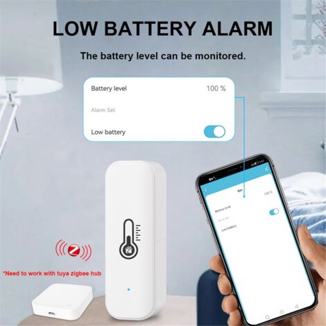 PER TUYA SMART Wifi/ZigBee sensore di umidità temperatura per FD EUR 7