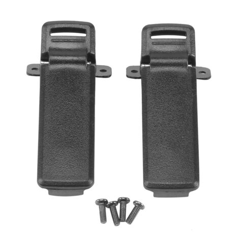 CATSELURRY 1 clip per cintura Walkie Talkie con viti per UV-82 UV-8D UV-6D clip da cintura stabile in PVC