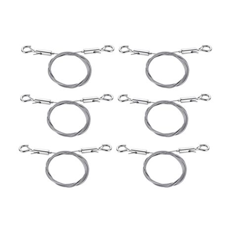 DOITOOL 2pezzi Fil Per Appendere Quadri Regolabile Da Metri Realizzato in Acciaio Inossidabile Resistente Fino Per Cornici Specchi Luci e Oggetti Pesanti