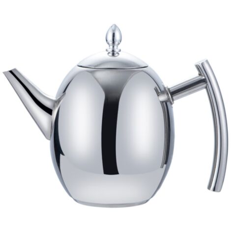 Teiera In Acciaio Inox HERCHR 1500ml Con Filtro Infusore | Impugnatura Addensata Per Piano Induzione - 3