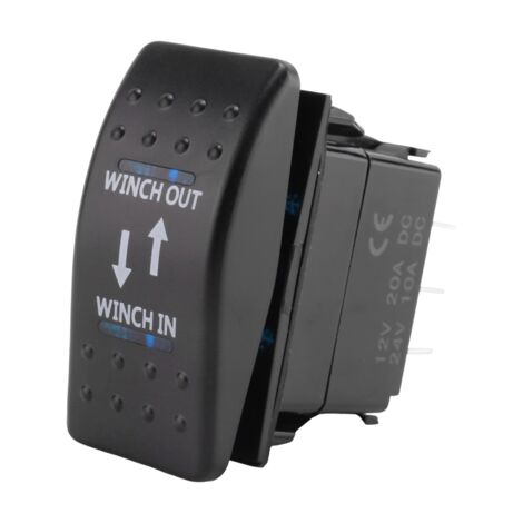Aramox Interruttore A Bilanciere ON/OFF 3 Pin - 12-24V Con LED - Per Auto, Caravan, Nautica, Clacson