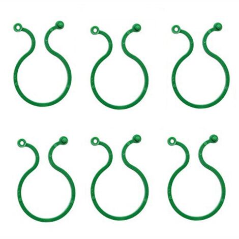 50 pezzi / 100 pezzi Clip per piante a ve di pomodoro, Legacci per piante, Clip di supporto per giardino, Clip per steli di piante e fiori, per il fissaggio di altre