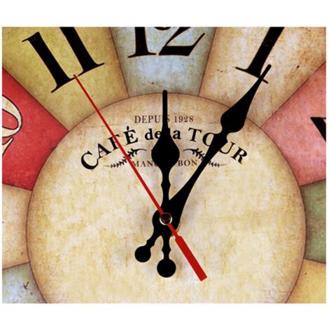 PATIKIL 12 Orologio Parete, Batteria Azionato Silenzioso Senza Ticchettio Spazzata Movimento Bianco 3D Numeri Rotondo Orologi per Ufficio Camera Letto Decorativo, Blu