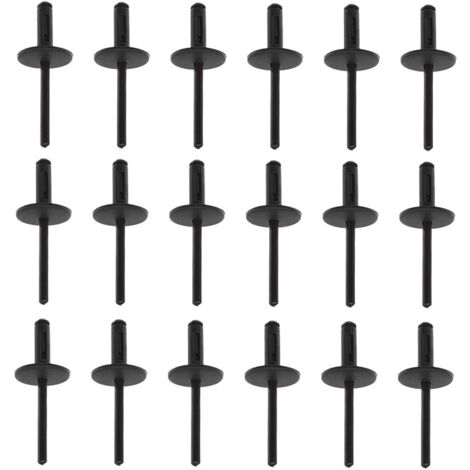 100 Pezzi Clip Per Paraurti In Plastica 6 Dimensioni Clip Per Auto Rivetti Elementi Di Fissaggio K Di Rivestimento Per Fermo Perno Di Tipo Push Automatico Con Disposivo Di Rimozione Di Disposivi - Foto 3