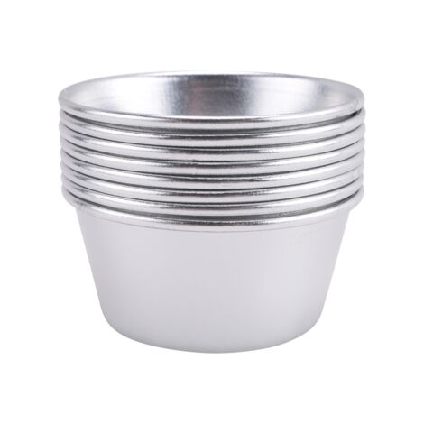 8 Stampi Per Cupcake In Silicone Arancione | Pirottini Riutilizzabili Per Muffin, Forno E Microonde - 4