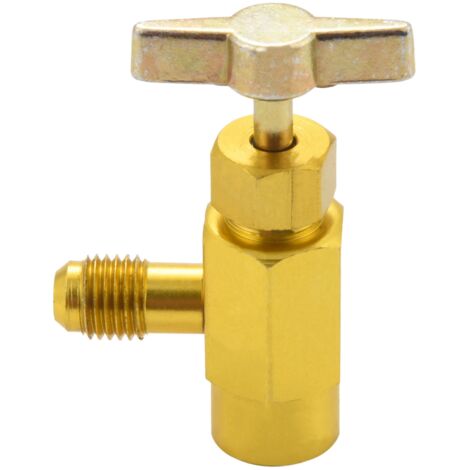 Rubinetto valvola 1/2 x bombola gas refrigerante r32 climatizzatore Rubinetto valvola 1/2 x bombola gas refrigerante r32 climatizzatore