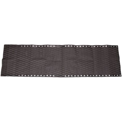 Saycker Kit Ricambio Telo Per Sedia A Gravità Zero, Textilene 160x43 Cm, Con 4 Corde Elastiche, Fino A 200kg, Per Sdraio E Sedie Piegevoli Da Esterno, Nero/Grigio - 3