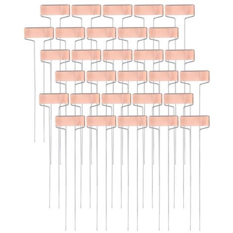 50 Etichette Per Piante In Plastica Con Matita – 12,5x1 Cm – Rilevabili Per Orto Giardino Interno/Esterno - 4