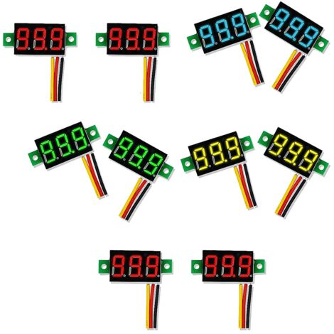 Mini Voltmetro Digitale 0,56&Prime; LED 4 Bit 0-100V DC &ndash; Misuratore Di Tensione Da Pannello
