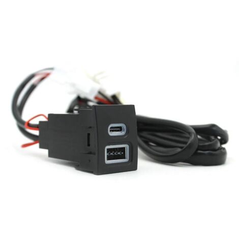 Presa Usb Tipo C 12v 24v Presa USB-C Per Auto 65W PD + QC3.0