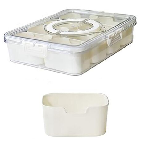 Scatola Portattrezzi In Acciaio HTI – Vassoio Con Coperchio, Impermeabile 7x3x1,25″