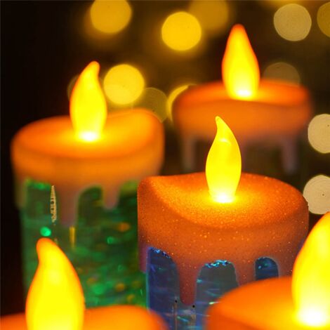 Candele natalizie decorate con trasferimento di immagine - Per la c