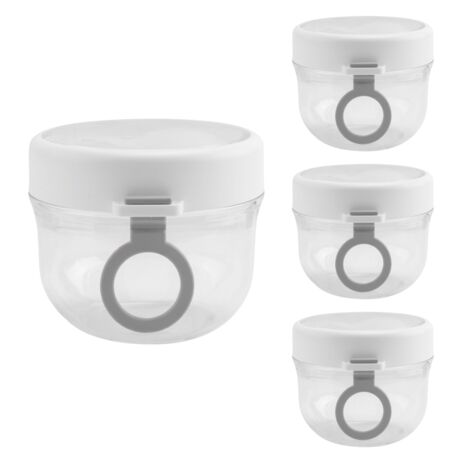 Confezione da 4 contenitori per avena durante la notte con