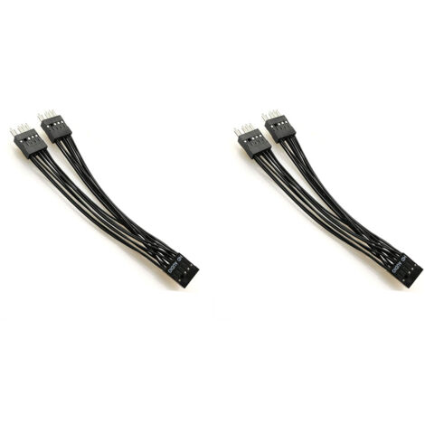 10x Cavo Prolunga SATA Maschio A 2 Femmine Alimentazione HDD Splitter 15 Pin