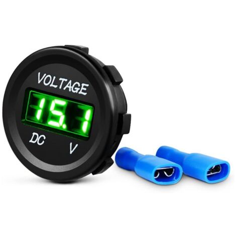 Mintice LED digitale misuratore di volt dell'automobile Display a voltmetro del pannello a LED DC 12V 24V