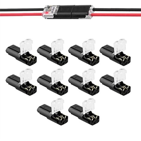 Connettore Striscia Led Rgb 5050 Nuovo 10mm Doppio Con Filo Strip E 0153 Accessori Di Cablaggio Elettrolucestore Connettore Striscia Led Rgb 5050 Nuovo 10mm Doppio Con Filo Strip E 0153 Accessori Di Cablaggio Elettrolucestore