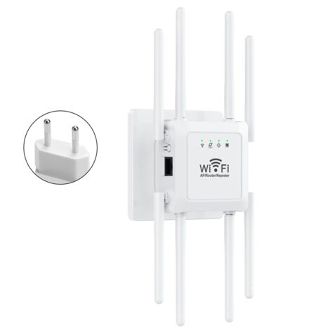 Wifi Extender Tim Ripetitore WiFi 300 Mbps | Estensore Segnale Wireless | Amplificatore Rete Con 2 Porte LAN Wifi Booster 300mbps - 6