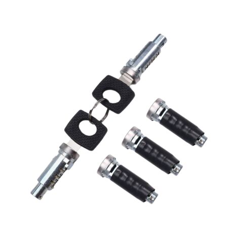 2 Serrature Per Porta Lavatrice LG MFG63099101 In Metallo Con Molle, Ricambio Per LG E Kenmore Elite, Colore Argento