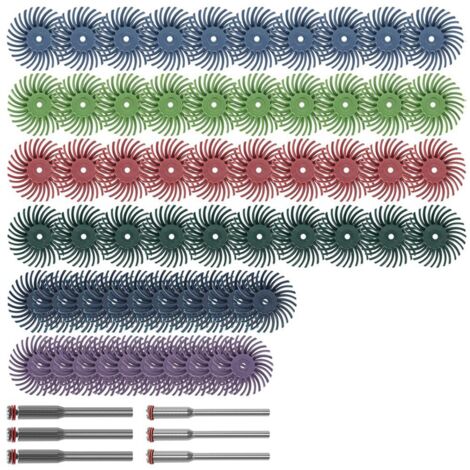 Sourcing Map 10 Mandrini In Gomma Per Tamburo Levigante – Gambo 3mm, Testa 13mm Per Utensili Rotanti - 3