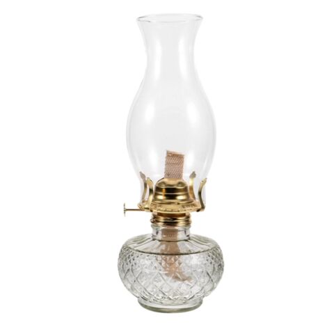 Vecchia Lampada Classica Lampada Di Cherosene Polverosa D'annata Con Vetro Sporco E L Arrugginimento Image130409503