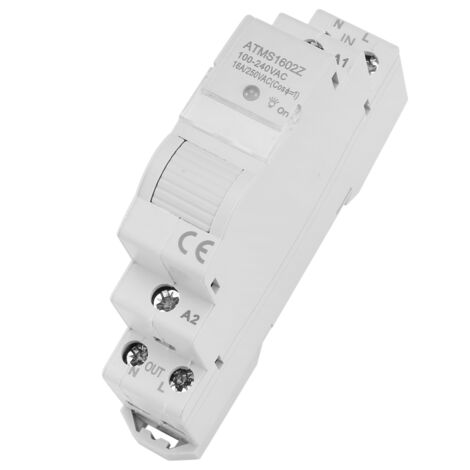 Interruttore Intelligente DIN NOUS D3T 25A Con Tasmota (ESP32) – Monitoraggio Energetico, Per Home Assistant, Alexa E Google