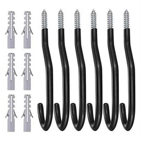 6 ganci per bici per parete garage, resistenti e resistenti