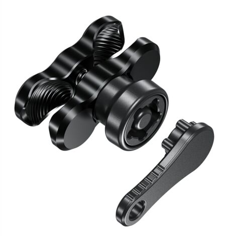 FANAUE Adattatore A Sfera Da 1 Pollice A 17 Mm (LB-0117) In Acciaio Inox Per Supporti RAM E Garmin – Braccio A Doppia Presa