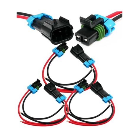 1/5/10 SET 174259-2 Connettore impermeabile automobilistico Spina sensore Connettori maschio e 1/5/10 SET 174259-2 Connettore impermeabile automobilistico Spina sensore Connettori maschio e