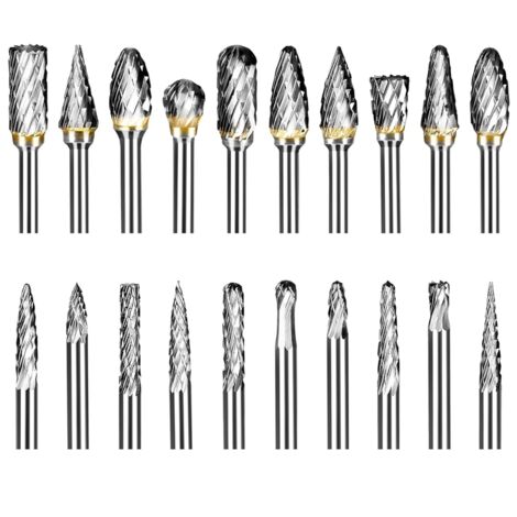 Fresa per legno con gambo da 1/2 pollice R18/R30, fresa a doppio flauto