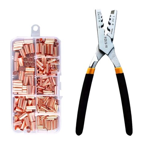 Kit 1200 Pezzi Per Creazione Gioielli – Perline A Crimpare, Fermagli, Moschettoni, Anelli, Pinze E Filo, In Contenitore Organizer