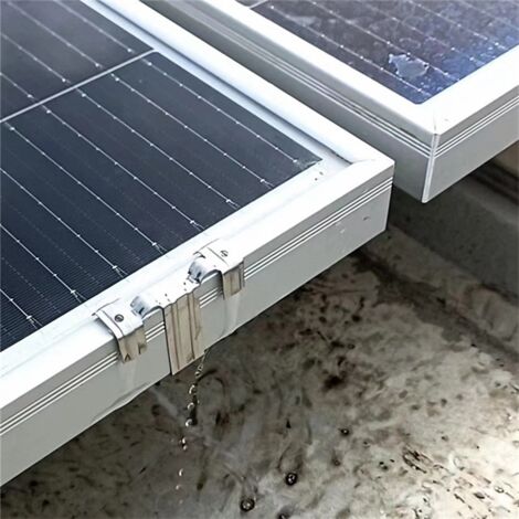 24 pezzi clip di drenaggio per pannelli solari da 30 mm, clip di drenaggio per fanghi di pannelli fotovoltaici, clip di pulizia per moduli fotovoltaici per drenaggio dell'acqua 24 pezzi clip di drenaggio per pannelli solari da 30 mm, clip di drenaggio per fanghi di pannelli fotovoltaici, clip di pulizia per moduli fotovoltaici per drenaggio dell'acqua