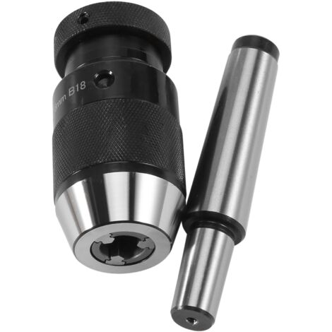 Mandrino Autoserrante B16 (3-16 Mm) Con Spinotto Conico MK E Alette Di Trascinamento – Per Trapani E Fresatrici