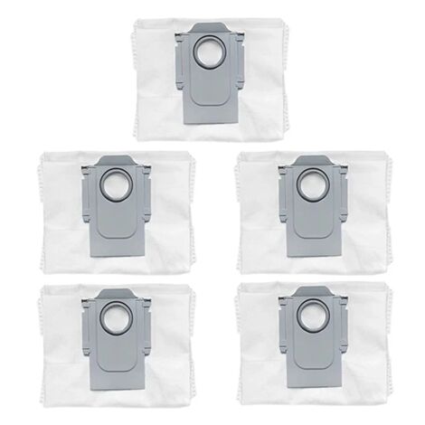 10 Sacchetti Per Aspirapolvere Roborock S8+, S7 MaxV Ultra, Q7+ - Ricambio 3L Usa E Getta - Confezione Da 10