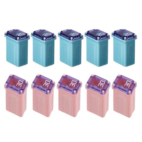 10 PEZZI FUSIBILI FUSIBILE IN VETRO 6X30 RAPIDI 8A