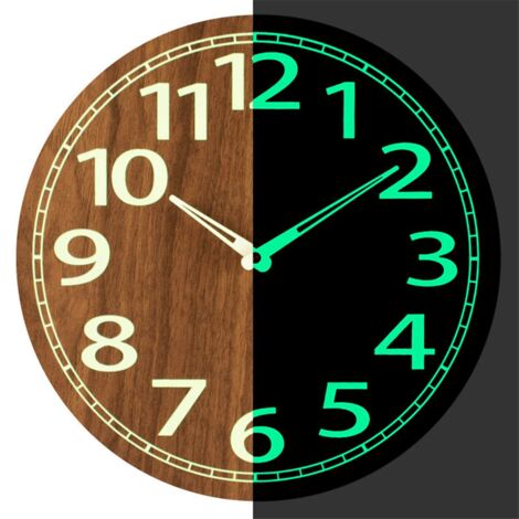 Funlucy Orologio da parete decorativo silenzioso senza
